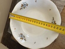 Riia suur supitaldrik 24 cm kuldne trimm