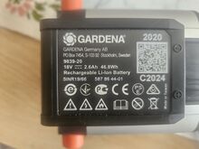 Väga heas korras Gardena 2 akut+laadija
