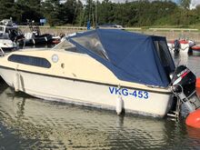 Kajutiga mootorpaat Shetland 570 Suzuki 4T 50hj