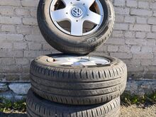 Оригинальные алюминиевые диски VW с шинами