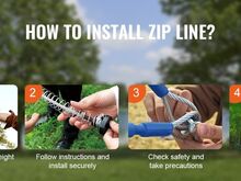 Zipline trosslaskumise komplekt 30m