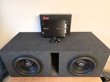 BF EVO12 2x12" 6000W ja Monoblock. Pult