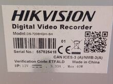 Videovalve HIKVISION, 8+1 kaamerat + DigiRecorder