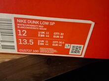 Nike dunk low SP uued