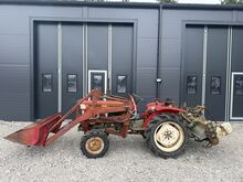 Väiketraktor Yanmar YM2210d laaduriga + frees