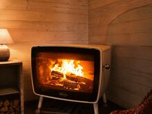Dovre Vintage 50 kamin | Valge email | Uueväärne