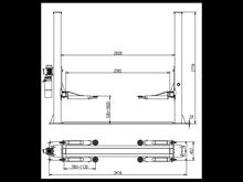 2-стоечный подъемник 4т (ручная разблокировка) SMART EQUIPMENT