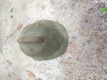 Старинная пожарная каска