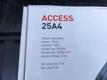 Focal Access 25A4 woofer ja ovaalid