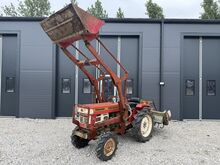 Väiketraktor Yanmar YM2210d laaduriga + frees