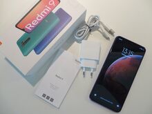 Redmi 9 32/3 ГБ, 2020, синий