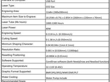 40 Вт CO2 ЛАЗЕРНЫЙ ГРАВЕР 20x30 см