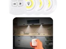 3 led valgustit puldiga