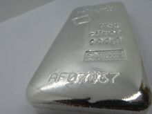Серебряные слитки Valcambi 1000 г пробы 999,9