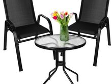 Uus aiamööblikomplekt - laud ja 2 tooli