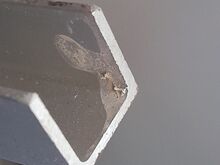 Alumiiniumist siin, 2x2cm