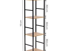 Деревянный стеллаж на металлическом каркасе LOFT с 4 пол�