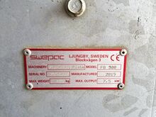 Виброплита Swepac 490 кг