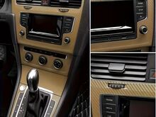 Carbon Fiber Vinyl 3D Carbon Gold, 50cmx200cm