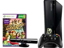 Xbox 360 Slim Kinect + 3 mängu