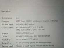 Sülearvuti Levono ideapad gaming 3