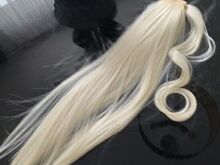 Blond Hobusesaba juuksepikendus pikkus 60 cm