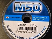Kalastus õngenöör MSO 100m 3,15-6,5kg Jaapan