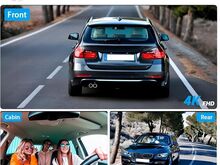 АВТОМОБИЛЬНЫЙ ВИДЕОРЕГИСТРАТОР 4K, 5 ГГц WiFi, GPS, карта 128 �