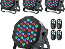 4x 36 LED PAR RGB DMX + IR-pult + KANDEKOTT