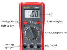 Цифровой мультиметр Viosen VS830L 600V DC 10A
