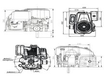 Bensiinimootor Grünwelt GW-1P90F 25,4mm