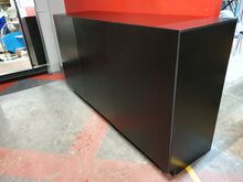 Must kassatagune kapp, 3ne, 230x60x120cm