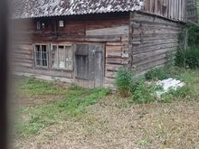 Старая бревенчатая баня