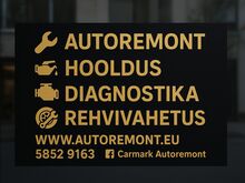 AUTODE REMONT, HOOLDUS, DIAGNOSTIKA, REHVIVAHETUS