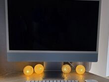Синий iMac 24