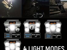 USB laetav LED pealamp 400mAh