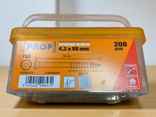 Roostevabad terrassikruvid 4.2x55mm A2 200tk