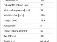 Продаются задние тормозные диски на Peugeot 508