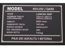 Asfaldi ja betoonisaag KD11920