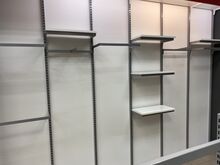 Kaupluse riiul/riidepoe seinamoodul 60x270cm