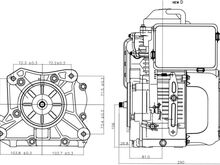 Vibroplaadi/pinnasetihendaja mootor LC165F-3H