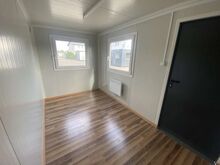 Kasutusvalmis kontorikonteiner mõõtmetega 4,00 m x