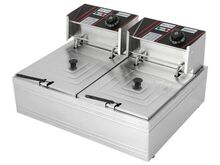 ФРИТЮРНИЦА 12Л (2*6Л) 5000ВТ (2*2500ВТ), новая