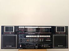 Retro Hitachi duubelkassettmakk / muusikakeskus
