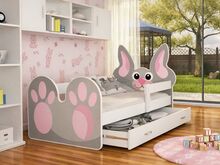 ДЕТСКАЯ КРОВАТЬ 180x80 С ЯЩИКОМ ДЛЯ БЕЛЬЯ + МАТРАС