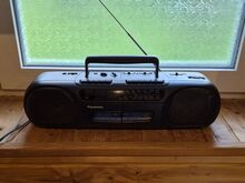Panasonic raadio duubelkassettmakk retro