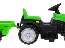 Laste elektriline traktor käruga