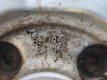 Valuveljed 4x100. 14" VW originaal