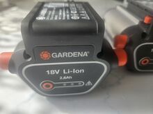 Väga heas korras Gardena 2 akut+laadija