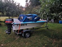 Лодка Bella 440TL с прицепом